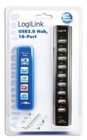 LogiLink Hub 10 z zasilaczem [UA0096 - Huby USB - miniaturka - grafika 3