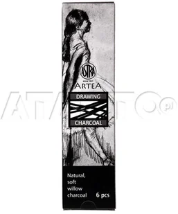 Astra Węgiel rysunkowy 6-8mm 6 szt. - Kredki, ołówki, pastele i pisaki - miniaturka - grafika 6