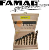 Uchwyty i stojaki do elektronarzędzi - FAMAG Zestaw wierteł spiralnych HSS-G 1594 10 szt. Symbol 1594.510 - miniaturka - grafika 1