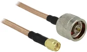 Kable - Delock Antena WiFi Kabel [1x złącze męskie N 1x złącze męskie SMA] 1 m przezroczysty - miniaturka - grafika 1
