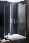 Kabiny prysznicowe - Huppe Refresh Pure 1/4 koła 9P1211 - miniaturka - grafika 1