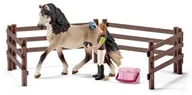 Figurki dla dzieci - Schleich Farm Life Koń andaluzyjski - zestaw pielęgnacyjny 42270 - miniaturka - grafika 1