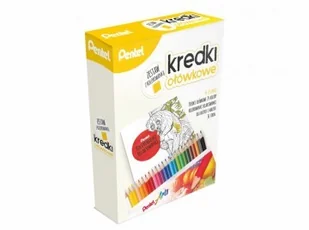 Pentel Zestaw kolorowanka + Kredki 24 szt. ZESTAW CB8-24 - Przybory szkolne - miniaturka - grafika 2