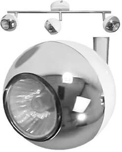 Spotlight Listwa lampa oprawa sufitowa Bianca 3x50W GU10 chrom/biały 2502328 - Lampy sufitowe - miniaturka - grafika 4
