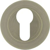 Szyldy i rozety - Domino Rozeta okrągła WKŁADKA 950 KOLOR BRĄZ MAT Szyld 950 M3/MAT PZ - miniaturka - grafika 1