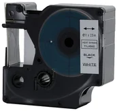 Dodatki do drukarek i skanerów - DYMO RHINO Aimotech Rurka (koszulka) termokurczliwa zamiennik do 11mm/2.5m biała czarn (RS11W) - miniaturka - grafika 1