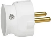Kostki, złączki, wtyczki - Legrand Wtyczka 2P - 16A - plastikowa - płaska (mała głębokość) - miniaturka - grafika 1