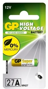 GP 1 x bateria do pilota samochodowego 27A MN27 - Baterie i akcesoria - miniaturka - grafika 2