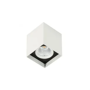 Italux Spot LAMPA sufitowa ALDEN SLC78002/12W 3000K WH+BL metalowa OPRAWA LED 12W downlight kostka biała czarna - Lampy sufitowe - miniaturka - grafika 2