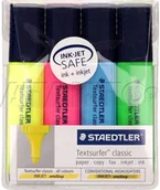 Zakreślacze - Staedtler Zakreślacz 4kol etui Texsurfer S364SC4 ST6622 - miniaturka - grafika 1