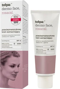 Tołpa Dermo Face Rosacal wzmacniający Krem przeciwzmarszczkowy DZIEŃ SPF15 40ml - Kremy do twarzy - miniaturka - grafika 4