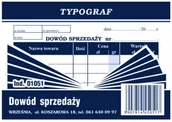 Druki akcydensowe - Typograf Paragon poziomy 01051 - miniaturka - grafika 1