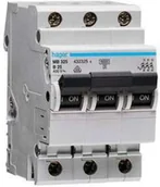 Bezpieczniki elektryczne - Hager Polo Wyłącznik nadmiarowoprądowy 3/25A C 6KA MCN325E - miniaturka - grafika 1