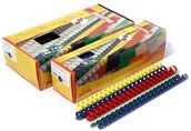 Grzbiety do bindownic - ARGO Grzbiety plastikowe do bindowania 19mm, 100szt. NB-842 - miniaturka - grafika 1
