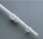 Zasłony prysznicowe - Spirella spirella ova 10.50064 125  220 karnisz na zasłony prysznicowej, metalowy, biały - miniaturka - grafika 1