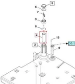 Części i akcesoria do maszyn rolniczych - CNH FILTR PALIWA NEW HOLLAND 89501200 - miniaturka - grafika 1