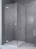 Kabiny prysznicowe - Radaway Fuenta New KDD 90x100 szkło przejrzyste 384060-01-01L/384062-01-01R - miniaturka - grafika 1