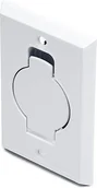 Gniazdka elektryczne - Beam Gniazdo ścienne metalowe standard białe - miniaturka - grafika 1
