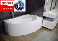 Wanny - PMD Piramida Rima 170x110 prawa biała - miniaturka - grafika 1