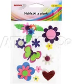 Zabawki kreatywne - Brewis Nalepka pianka Kwiatki/brokat PVC102 (11) VB8338 - miniaturka - grafika 1