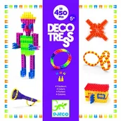 Klocki - Djeco Plastikowe magiczne klocki Deco Tress 450 sztuk - miniaturka - grafika 1