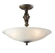 Lampy pozostałe - Plafon PEMBROKE PB/SF/A BLK/Złoto - Elstead Lighting - miniaturka - grafika 1