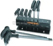 Klucze i nasadki - Jonnesway (R) Zestaw 8 kluczy kątowych 6-kątnych z kulką z uchwytem pl (H10MB08S) - miniaturka - grafika 1