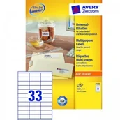 Etykiety do drukarek - Avery Etykiety uniwersalne Zweckform trwałe 70 x 25,4 mm, 3300 etykiet - miniaturka - grafika 1