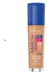 Rimmel Match Perfection 24H Moisture SPF20 podkład dopasowujący się do cery 301 Warm Honey 30ml - Podkłady do twarzy - miniaturka - grafika 2