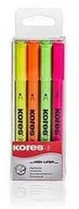 Przybory szkolne - Kores Zakreślacz 4 kolory - miniaturka - grafika 1