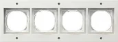 Klawisze i ramki - Gira TX_44 BIAŁY Ramka X4 [021466] - miniaturka - grafika 1