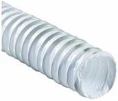 Wentylatory przemysłowe - Vents Kanał elastyczny PCV fi 150 mm 1 mb biały - miniaturka - grafika 1