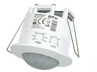 GTV Czujnik ruchu CR-5 BIAŁY, 360°, Wpuszczany, Zasięg 8m CR-CR5000-00 - Czujniki ruchu i zmierzchu - miniaturka - grafika 2