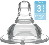 Smoczki do butelek - BabyOno Bandai Smoczek szerokootworowy , przepływ 3 szybki 1206 - miniaturka - grafika 1