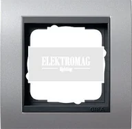Klawisze i ramki - Gira EVENT ALUMINIUM/ANTRACYT Ramka X1 [021106] - miniaturka - grafika 1