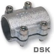 Akcesoria grzewcze - Gebo Żeliwne obejmy do rur stalowych DSK 3/4" 01.260.28.02 - miniaturka - grafika 1