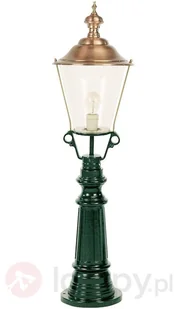 K. S. Verlichting B. V. Stylowy słupek oświetleniowy Timor, zielony - Lampy ogrodowe - miniaturka - grafika 2