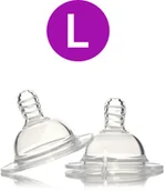 Smoczki do butelek - Twistshake - Antykolkowy smoczek do karmienia Large 4m+, 2 szt. 7350083120212 - miniaturka - grafika 1