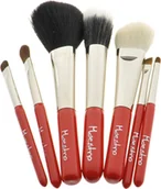 Pędzle do makijażu - Maestro Zestaw 7 pędzli z krótkim trzonkiem - miniaturka - grafika 1