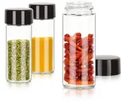 Pojemniki na przyprawy - Tescoma Pojemniki do przypraw SEASON 3 szt., antracytowe 657076 - miniaturka - grafika 1