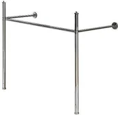 Nogi i stelaże pod umywalki - Duravit Vero Stelaż Do umywalki chrom 0030671000 - miniaturka - grafika 1