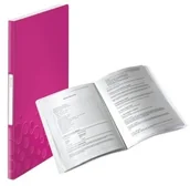 Ofertówki - Esselte teczka ofertowa 20 koszulek PP LEITZ WOW różowa ES1142-8 - miniaturka - grafika 1