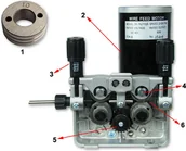 Akcesoria spawalnicze - PODAJNIK DRUTU 4 RN SHERMAN-PROFI - miniaturka - grafika 1
