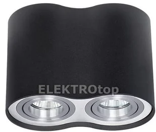 Kanlux Oprawa sufitowa Bord DLP-250-B, czarna, 2x25 W - Lampy sufitowe - miniaturka - grafika 3