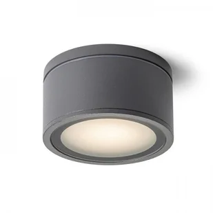 Redlux Oprawa sufitowa MERIDO sufitowa anracyt 230V GX53 11W IP44 R10430 - Lampy ogrodowe - miniaturka - grafika 3