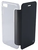 Etui i futerały do telefonów - Ksix b0935fu24 etui ochronne pokrowiec ochronny z przezroczysty do Apple iPhone 7, czarny - miniaturka - grafika 1