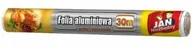 Folia, papier śniadaniowy, serwetki - Jan Niezbędny FOLIA ALUMINIOWA 30 METRÓW zakupy dla domu i biura ZZAJAN209 - miniaturka - grafika 1