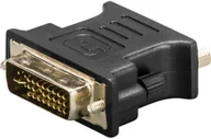Złącza, przejściówki, adaptery - goobay Przejściówka adapter DVI VGA 69937 [1x Złącze męskie DVI 24+5-pin 1x Złącze żeńskie VGA ] Wykonanie złącza proste - miniaturka - grafika 1