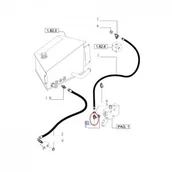 Części i akcesoria do maszyn rolniczych - NEW HOLLAND / CASE KOLANKO PRZEWODU HYDRAULICZNEGO 9840543 - miniaturka - grafika 1