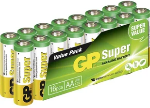 GP Batteries Alkaiczne Bateriee AA 1,5V - 16 - pack 03015AS16 - Baterie i akcesoria - miniaturka - grafika 2